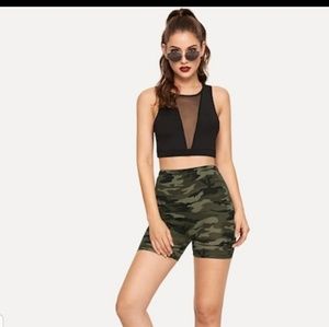 Camo Bike Shorts